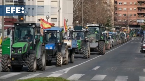 Los tractores vuelven a las calles de Logroño Los tractores vuelven a las calles de Logroño
