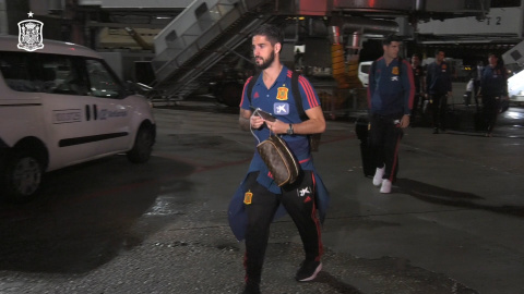 La selección española regresa tras vencer a Bosnia La selección española regresa tras vencer a Bosnia