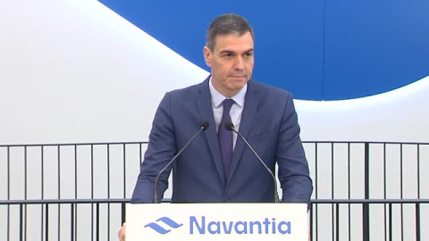 Sánchez anuncia la construcción de un nuevo buque para Defensa en los astilleros de Navantia Sánchez anuncia la construcción de un nuevo buque para Defensa en los astilleros de Navantia