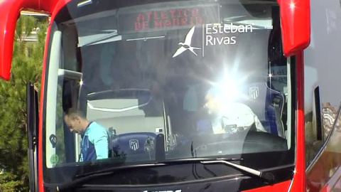 El Atlético se concentra para recibir esta noche al Rayo en el Metropolitano El Atlético se concentra para recibir esta noche al Rayo en el Metropolitano