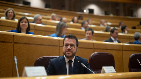 Aragonès defiende la amnistía ante un desfile de líderes del PP en el Senado Aragonès defiende la amnistía ante un desfile de líderes del PP en el Senado