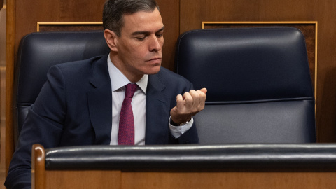 Sánchez, a Feijóo: "Su proyecto político es como el metanol: incoloro, inflamable y tóxico" Sánchez, a Feijóo: "Su proyecto político es como el metanol: incoloro, inflamable y tóxico"