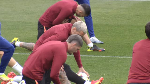 El Atlético comienza a preparar el duelo ante el Porto con más sombras que luces El Atlético comienza a preparar el duelo ante el Porto con más sombras que luces