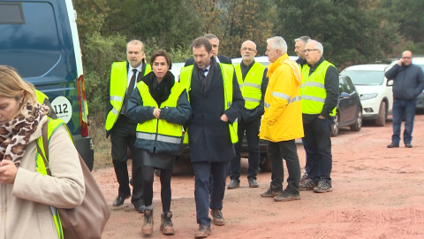 Presidenta de Adif va al lugar del descarrilamiento Presidenta de Adif va al lugar del descarrilamiento