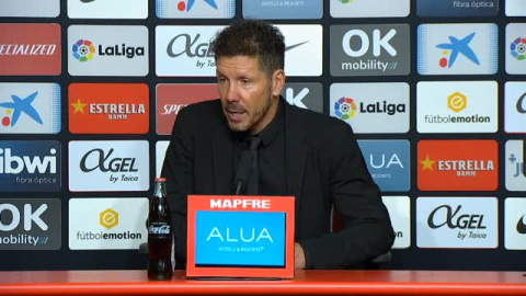 Simeone: "El equipo nunca se entregó, eso es lo que nos da fuerza" Simeone: "El equipo nunca se entregó, eso es lo que nos da fuerza"