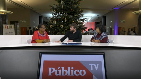 Miguel Urbán entrevista a las defensoras de derechos humanos Mirian Miranda y Jessica Trinidad Elvira