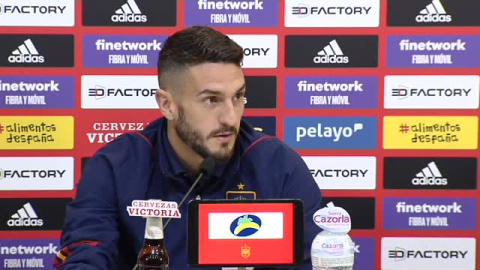 Koke: "No pensamos en los cruces del Mundial" Koke: "No pensamos en los cruces del Mundial"