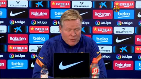 Koeman: "Ojalá el futuro de Messi esté aquí" Koeman: "Ojalá el futuro de Messi esté aquí"