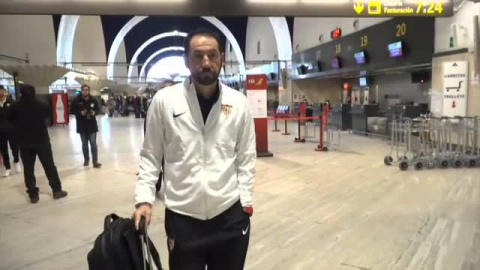 El Sevilla pone rumbo a Bélgica El Sevilla pone rumbo a Bélgica