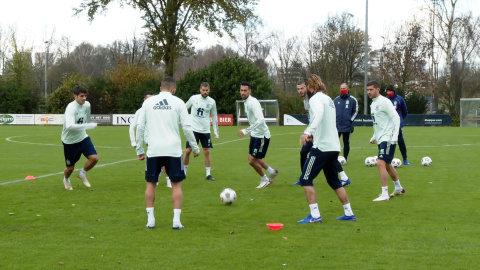Entrenamiento de la Selección española en Ámsterdam antes de viajar a Basilea Entrenamiento de la Selección española en Ámsterdam antes de viajar a Basilea