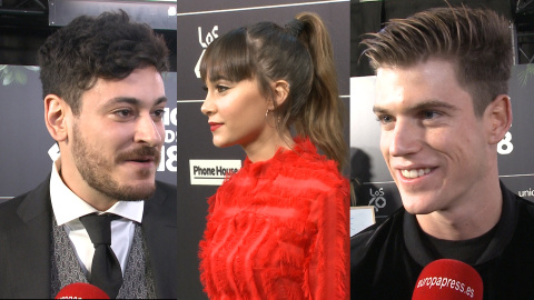 Aitana, Cepeda y Miguel Bernardeau, juntos pero no revueltos Aitana, Cepeda y Miguel Bernardeau, juntos pero no revueltos