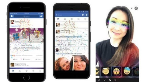 Facebook lanza una nueva animación para Fin de Año, con máscaras y fuegos artificiales Facebook lanza una nueva animación para Fin de Año, con máscaras y fuegos artificiales