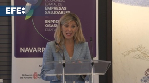 Yolanda Díaz: "La salud mental depende de tener un trabajo digno" Yolanda Díaz: "La salud mental depende de tener un trabajo digno"