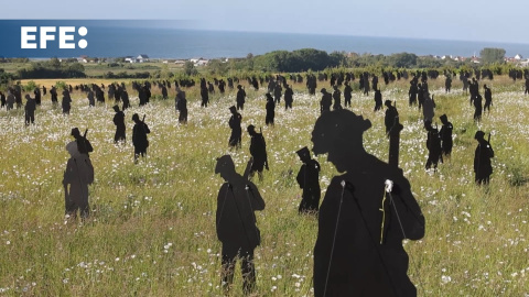 Imágenes de la preparación del Día D en Normandía Imágenes de la preparación del Día D en Normandía