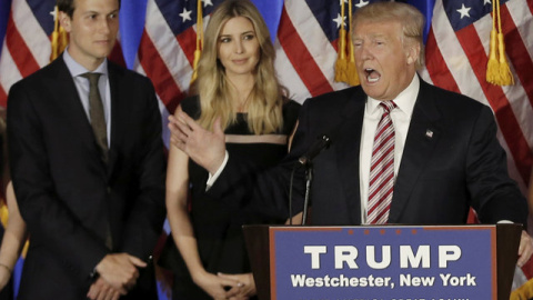 Donald Trump en un acto de campaña en Nueva York. REUTERS Donald Trump en un acto de campaña en Nueva York. REUTERS
