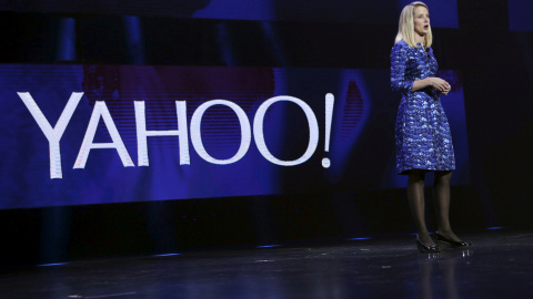 Imagen de archivo de la hasta ahora consejera delegada de Yahoo, Marissa Mayer, de 2014, en el Consumer Electronics Show (CES) de Las Vegas (EEUU). REUTERS/Robert Galbraith Imagen de archivo de la hasta ahora consejera delegada de Yahoo, Marissa Mayer, de 2014, en el Consumer Electronics Show (CES) de Las Vegas (EEUU). REUTERS/Robert Galbraith