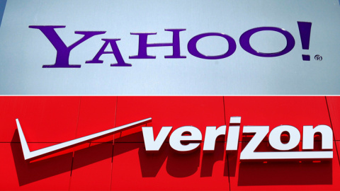 Los logos de Yahoo y de Verizon. REUTERS Los logos de Yahoo y de Verizon. REUTERS