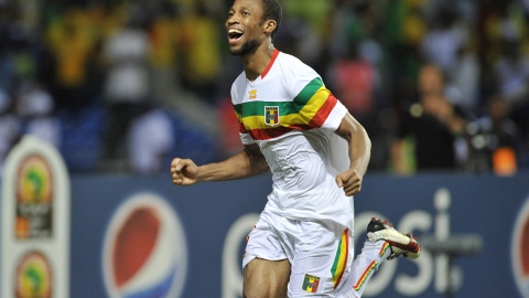 Seydou Keita, durante un partido con Mali. /CORDON PRESS