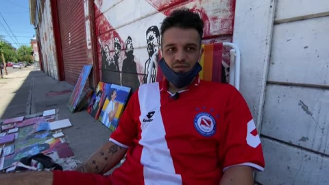 Maradona, el héroe del pueblo al que retratar Maradona, el héroe del pueblo al que retratar