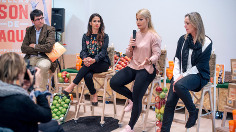 Momento del acto de presentación de #Ellassondeaquí. /MÓNICA CARRERA Momento del acto de presentación de #Ellassondeaquí. /MÓNICA CARRERA