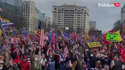 Trump se aferra al cargo entre disturbios Trump se aferra al cargo entre disturbios