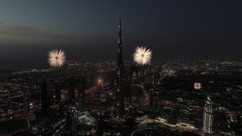 Burj Khalifa, el edificio más alto del mundo, da la bienvenida a 2020 Burj Khalifa, el edificio más alto del mundo, da la bienvenida a 2020