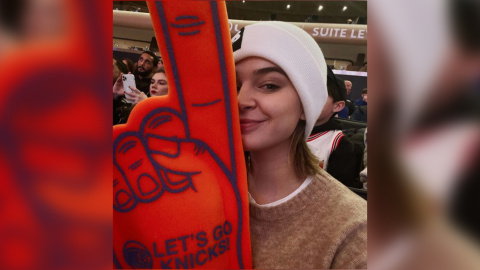Laura Escanes, una hincha más de los New York Knicks
Laura Escanes, una hincha más de los New York Knicks