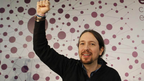 El líder de Podemos, Pablo Iglesias, en un encuentro con 300 de sus seguidores más activos en redes sociales. | VÍCTOR LERENA (EFE) El líder de Podemos, Pablo Iglesias, en un encuentro con 300 de sus seguidores más activos en redes sociales. | VÍCTOR LERENA (EFE)