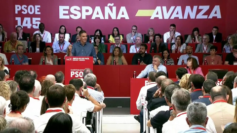 Sánchez aspirará de nuevo a ser secretario general del PSOE: "Es el tiempo del optimismo" Sánchez aspirará de nuevo a ser secretario general del PSOE: "Es el tiempo del optimismo"