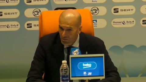 Zidane: "Estoy contento por la actuación de todos" Zidane: "Estoy contento por la actuación de todos"