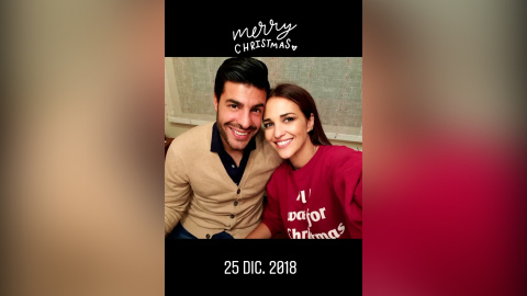 Paula Echevarría comparte sus primeras navidades con Miguel Torres Paula Echevarría comparte sus primeras navidades con Miguel Torres