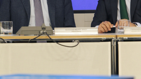 El presidente del Gobierno y del PP, Mariano Rajoy, y el vicesecretario general, Fernando Martínez-Maillo, durante la reunión del Comité Ejecutivo Nacional del PP. EFE/Javier Tormo El presidente del Gobierno y del PP, Mariano Rajoy, y el vicesecretario general, Fernando Martínez-Maillo, durante la reunión del Comité Ejecutivo Nacional del PP. EFE/Javier Tormo