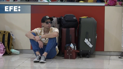 La estación de Sants de Barcelona, a pleno rendimiento de pasajeros en este primero de agosto La estación de Sants de Barcelona, a pleno rendimiento de pasajeros en este primero de agosto