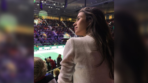 Sandra Gago vibra con la victoria de la Copa Davis Sandra Gago vibra con la victoria de la Copa Davis