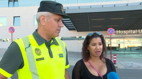Un Guardia Civil de tráfico salva a un bebé de morir ahogado Un Guardia Civil de tráfico salva a un bebé de morir ahogado
