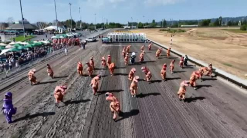 Decenas de Tiranosaurios Rex protagonizan una loca carrera en EEUU Decenas de Tiranosaurios Rex protagonizan una loca carrera en EEUU