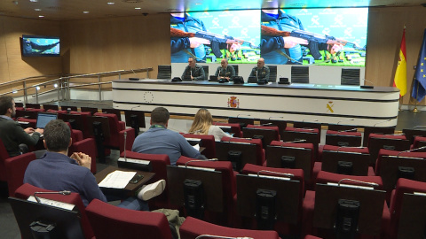 Rueda de prensa de la Guardia Civil por una macrooperación Rueda de prensa de la Guardia Civil por una macrooperación