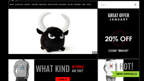 Imagen de la tienda online de productos 'Badtoro'. Imagen de la tienda online de productos 'Badtoro'.