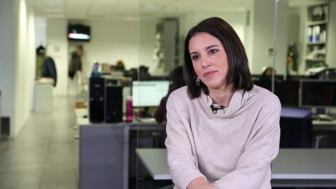 Irene Montero, durante una entrevista con Público el 21 de enero de 2017. Irene Montero, durante una entrevista con Público el 21 de enero de 2017.