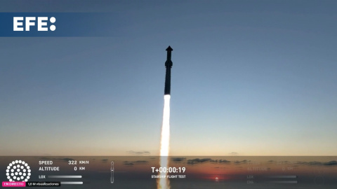 SpaceX prueba con éxito su Starship y captura la primera fase SpaceX prueba con éxito su Starship y captura la primera fase