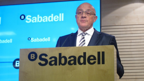 El presidente del Banco Sabadell, Josep Oliú. E.P. El presidente del Banco Sabadell, Josep Oliú. E.P.