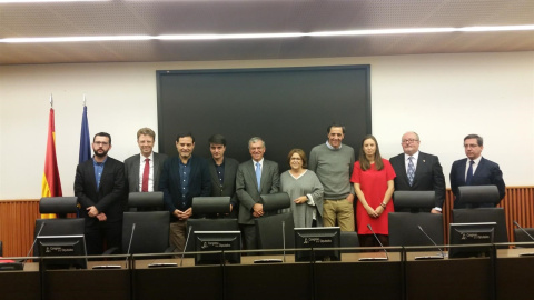 Miembros de los grupos parlamentarios que apoyan esta proposición/ EUROPA PRESS Miembros de los grupos parlamentarios que apoyan esta proposición/ EUROPA PRESS