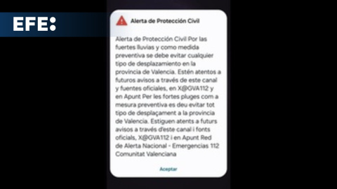 Emergencias activa el aviso Es-Alert a toda la población para que no se desplace Emergencias activa el aviso Es-Alert a toda la población para que no se desplace