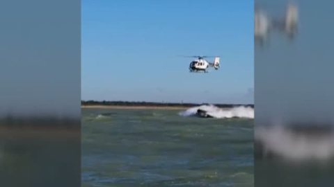 Persecución 'de película' a una narcolancha Persecución 'de película' a una narcolancha