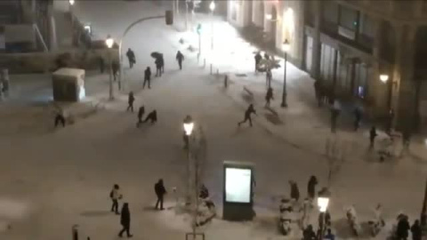 Madrid le pone "buena cara" al temporal Filomena Madrid le pone "buena cara" al temporal Filomena