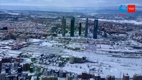 Madrid vista desde el helicóptero del SUMMA 112 Madrid vista desde el helicóptero del SUMMA 112