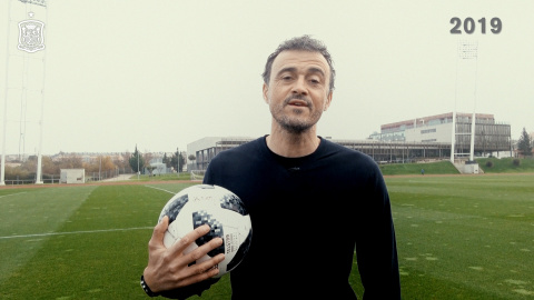 La original felicitación navideña de Luis Enrique La original felicitación navideña de Luis Enrique