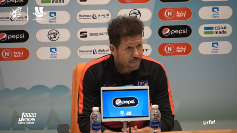 Simeone: "Cuando veo a mis jugadores, no le tengo miedo a nada" Simeone: "Cuando veo a mis jugadores, no le tengo miedo a nada"