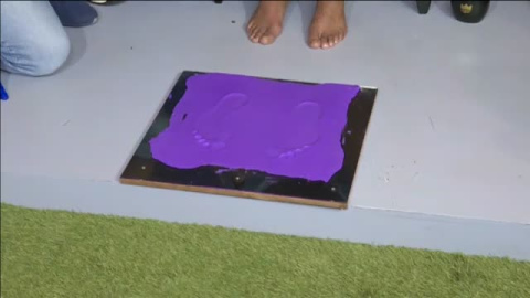 Ronaldinho en el paseo de la fama del Maracaná Ronaldinho en el paseo de la fama del Maracaná