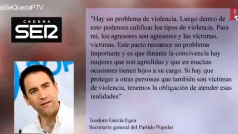 La derecha española pone en cuestión el concepto de "violencia de género" La derecha española pone en cuestión el concepto de "violencia de género"